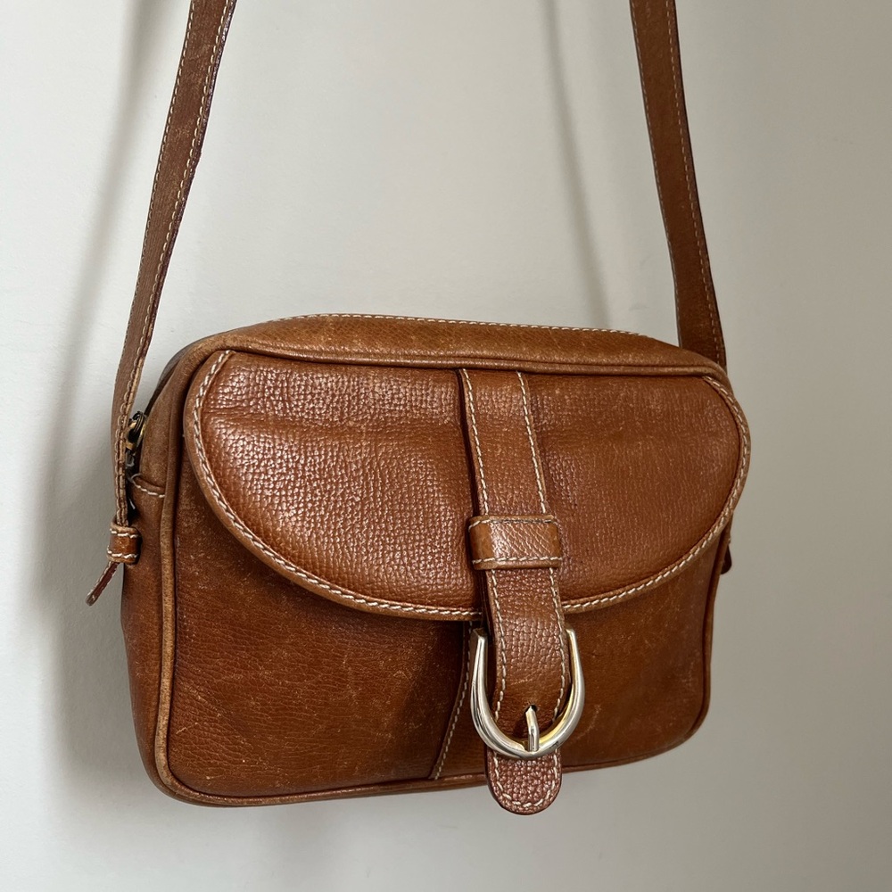 Vintage Bally Leather Crossbody Bag